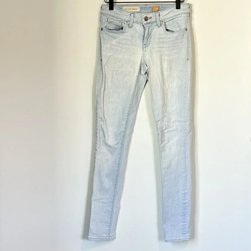 Anthropologie Pilcro & the Letterpress Light Denim Skinny Jeans - Size: 25